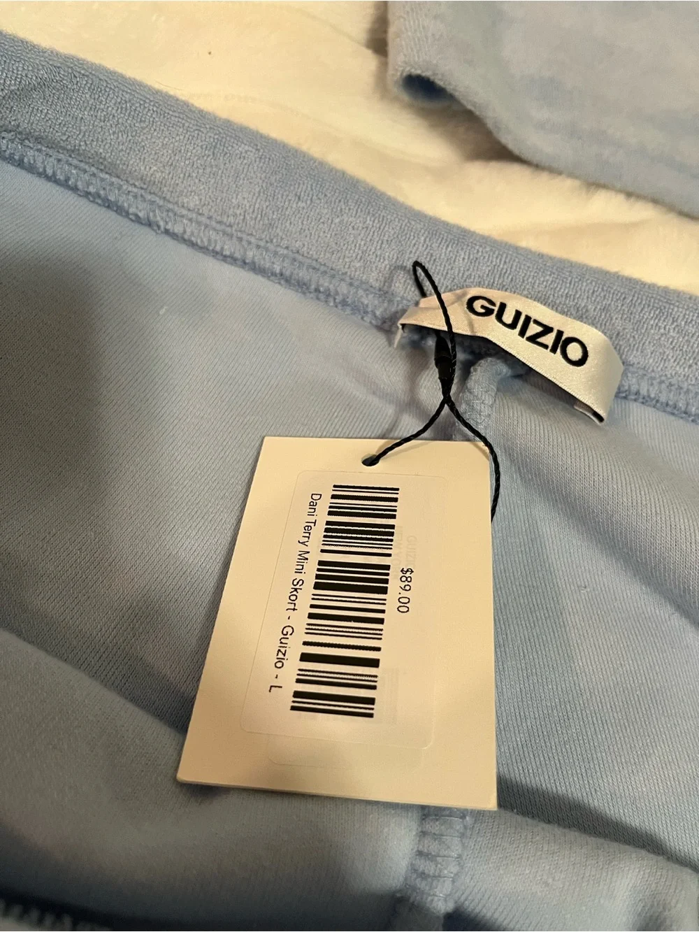 Guizio Terry Cloth Mini Skort Set-NWT